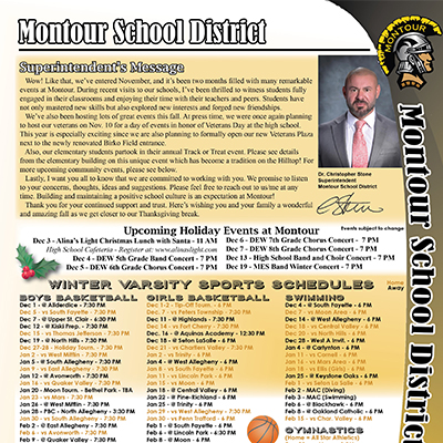 Montour Scool Newsletter